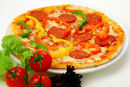 Pizza and Salad