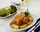 TABLE VIEW ROAST CHICKEN