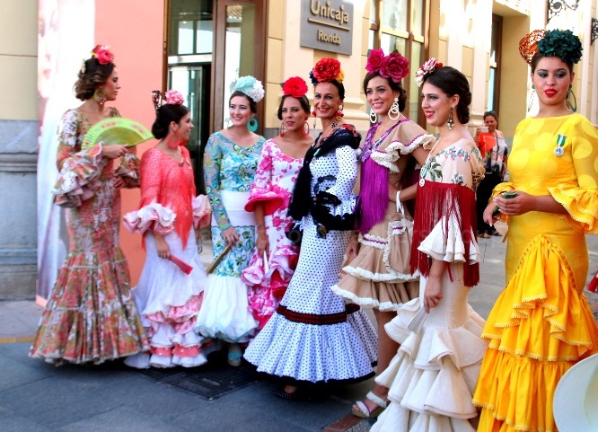 Ronda Ladies in Traditional Dress