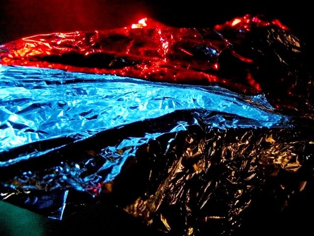 Aluminium foil and some light