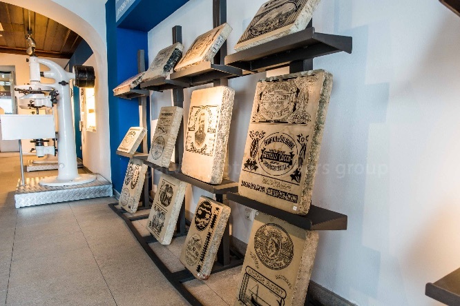 Tuna tin designs in the Museum