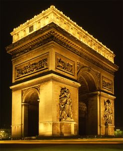 France: Paris: l'Arc de Triomphe