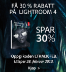 Få 30 % rabatt på Lightroom