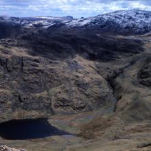 1982 Sty Head Tarn from Great Gable