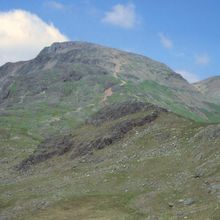1987 View of west side of Great Gable showing Windy Gap