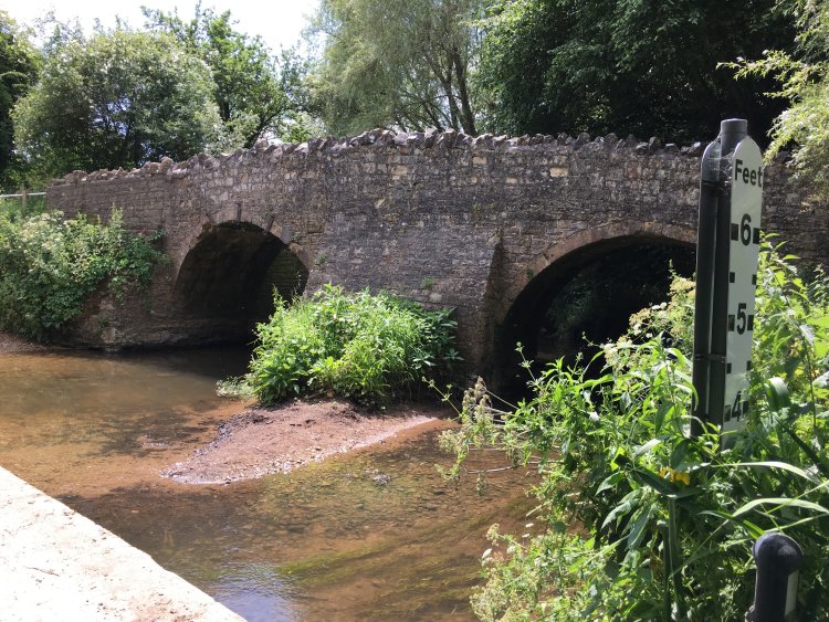 The Pack Horse Bridge over Wellow Brook