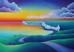 "All the way there and back again" Part 2. Greeting card or mini print.