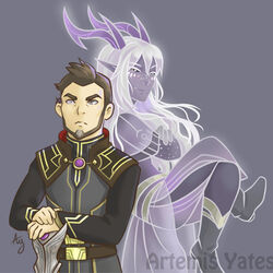 The Dragon Prince Viren and Aaravos