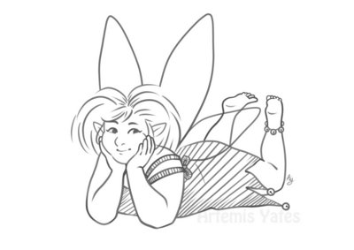 Tinker Bell (Pen and Ink)