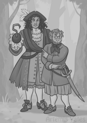 Captain Hook and Smee