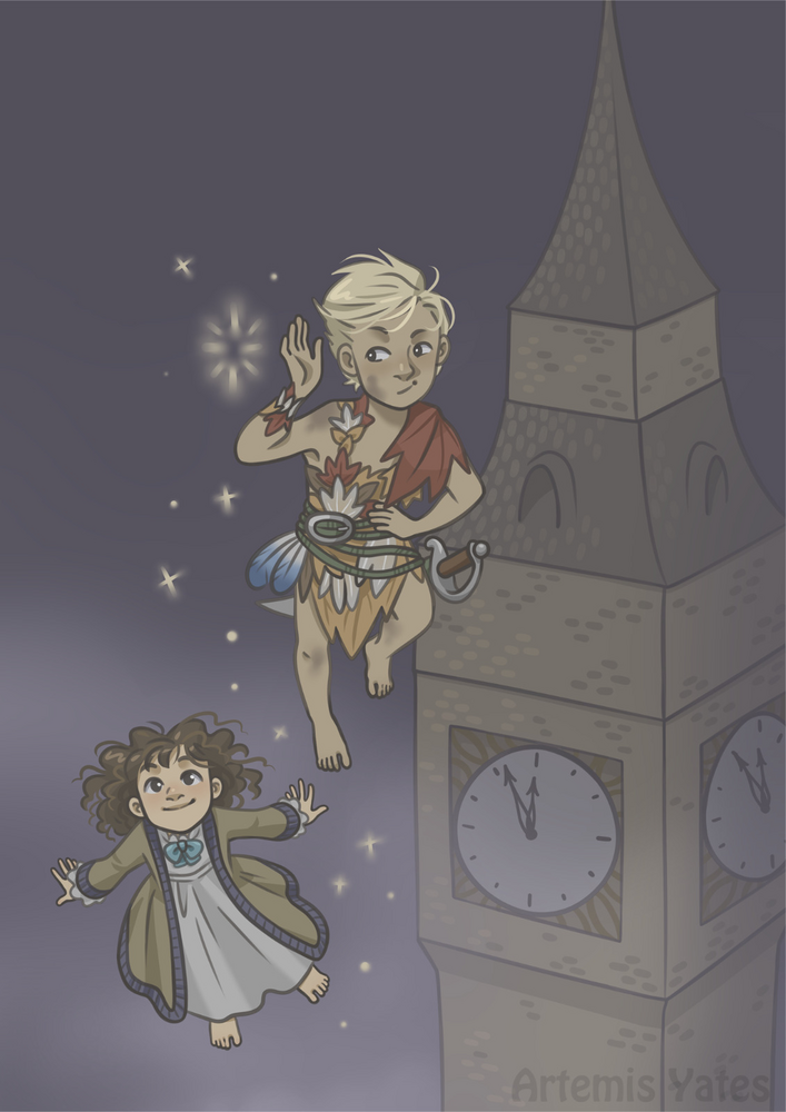 Peter Pan and Wendy Book Cover Example