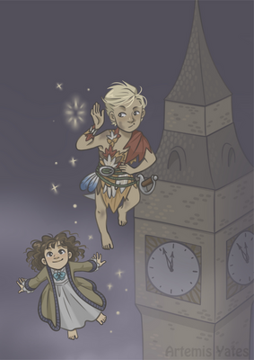 Peter Pan and Wendy Book Cover Example