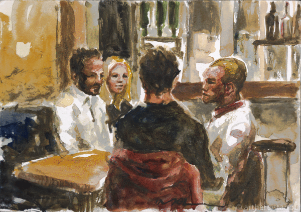 21x29,7 cm, water color on paper