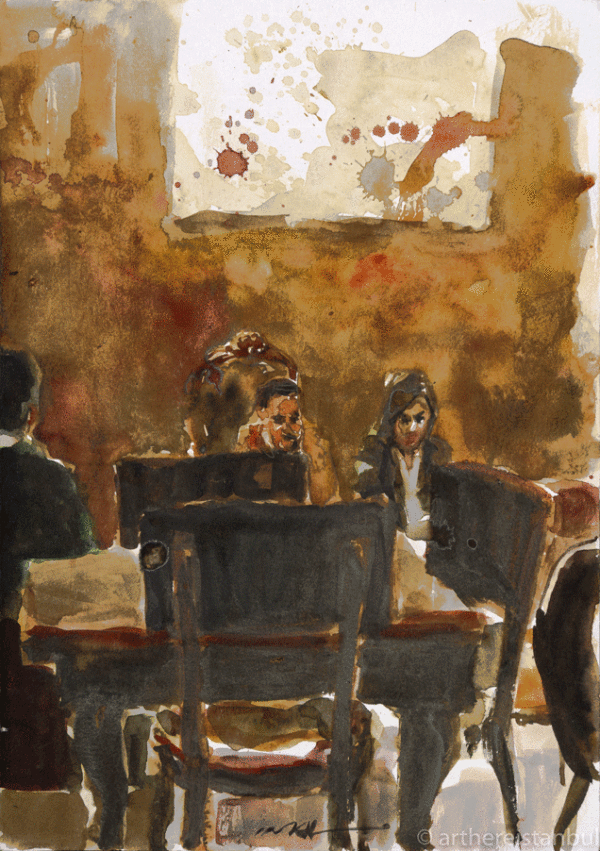 21x29,7 cm, water color on paper