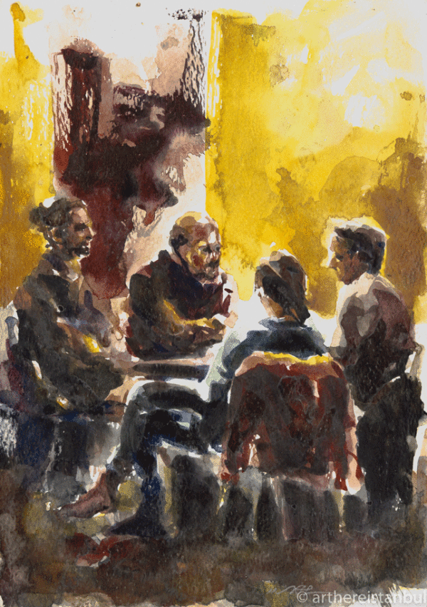 21x29,7 cm , water color on paper