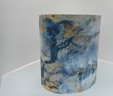 From Outside-Inside series,cylindrical two-sided print, etching,monoprint,drypoint