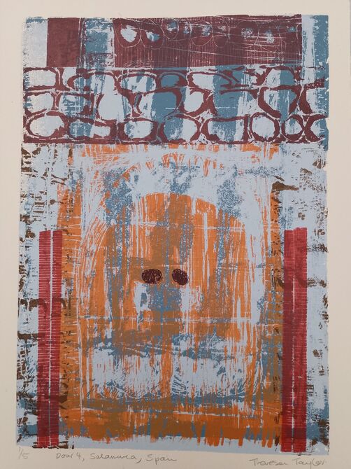 Door 4,Salamanca, screenprint