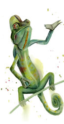 Chameleon-art-watercolor-by-PaintisPassion