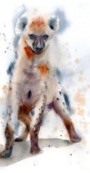 Hyena-painting-watercolor-wall-art-decor-by-PaintisPassion