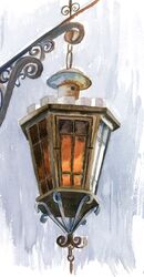 Lantern - Original watercolor Painting by PaintisPassion Lantern - Original watercolor Painting 41