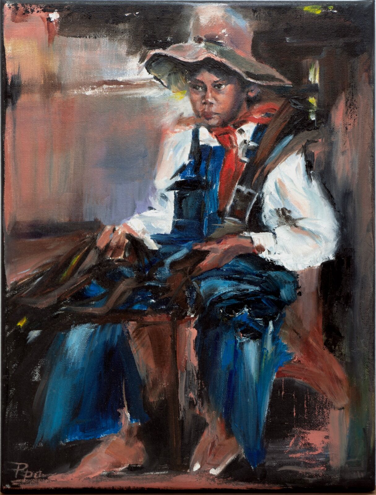 Little Cowboy — After Nikolai Fechin  1532