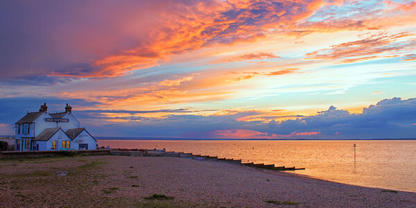 The Old Neptune and Sea at Sundown