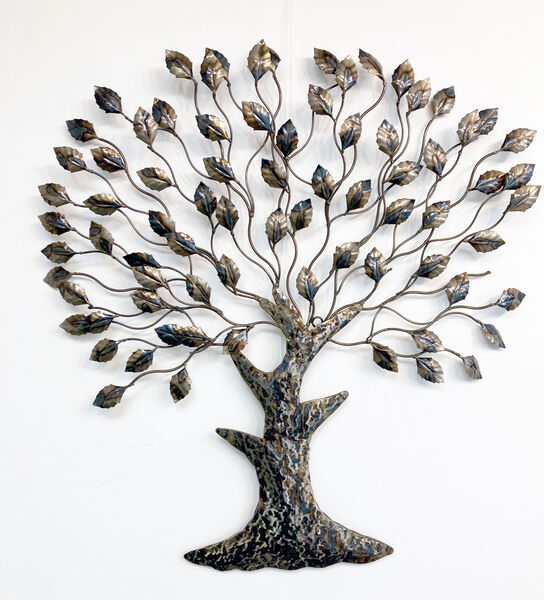 Metal hand finished metal Tree of Life - 70 cm