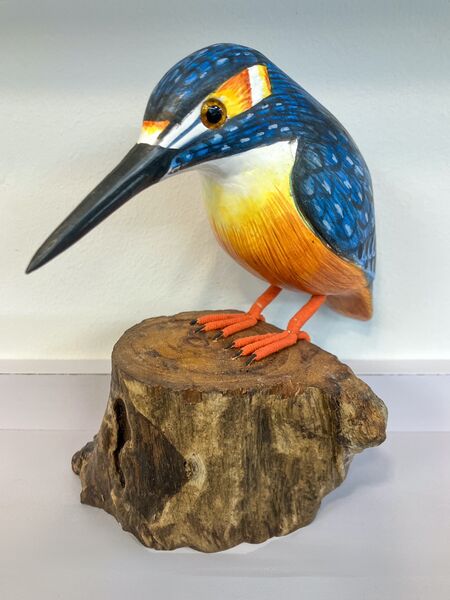 Kingfisher - 16cm tall including base