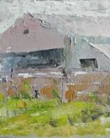 Farm - Oil 30 x 39cm framed