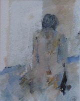 Figure I - Mixed media Framed 27 x 22cm