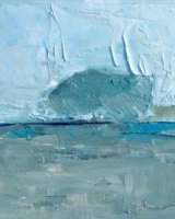 Landscape Mappercombe 15 x 40cms Oil on board SOLD