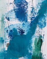 Poseidon, monoprint, 9 x 7cms