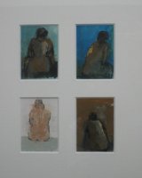 Quartet - Mixed media - Framed 26 x 23cm SOLD