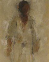 Seer - Framed 27 x 22cm Mixed media SOLD