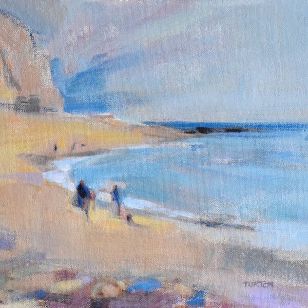 Dog Walkers Branscombe Beach SOLD
