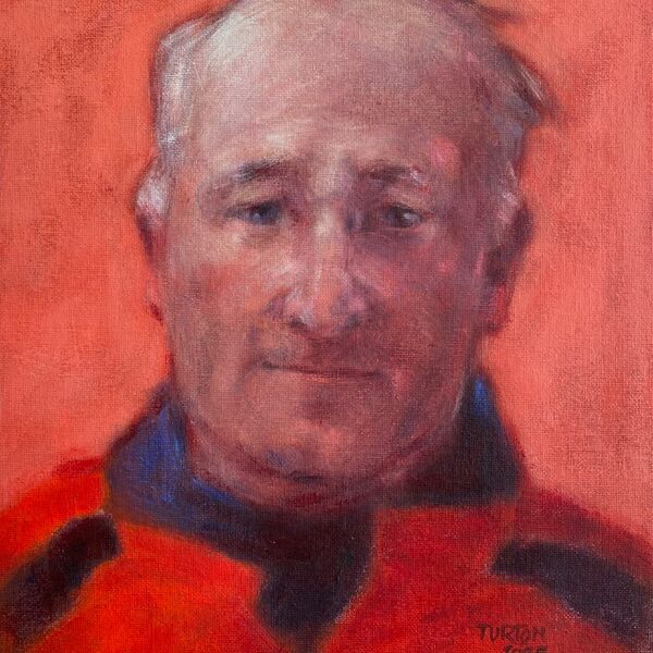 Self portrait in red.2025