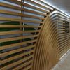 Oak Media Wall Detail