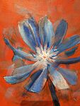 Flower in Acrylic Paint
