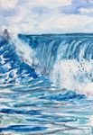 Wave 5 - Gesso & Watercolour