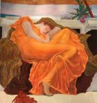 Flaming June (copy in acrylic paint)