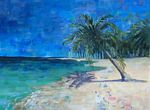 Beach Acrylic Step-by-step