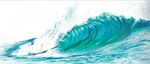 Wave in Watercolour Pencils Wave