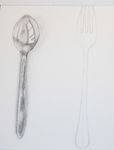 drawing cutlery