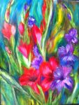 Loose Flower Painting (acrylics)