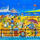 DONKEY RIDES ON SCARBOROUGH BEACH