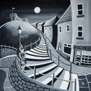 199 STEPS, WHITBY MONOCHROME