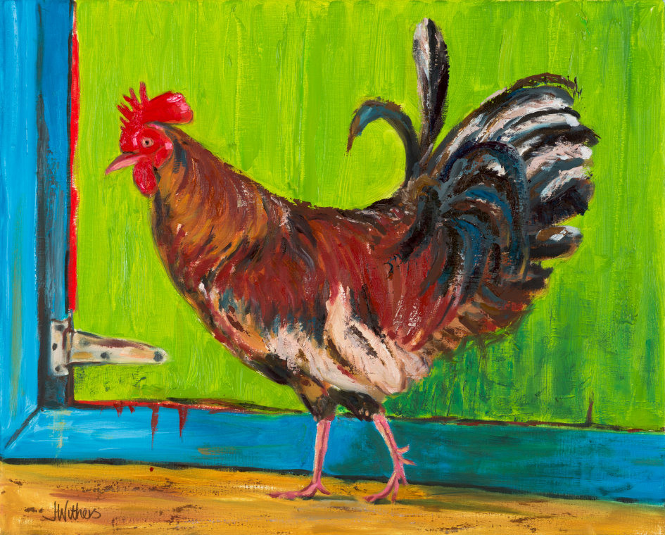 Cockerel by Joy Withers