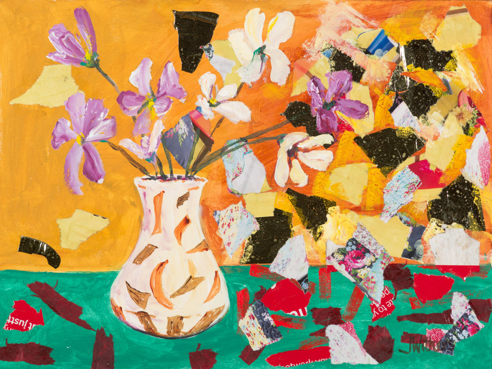 Flower collage by Joy Withers