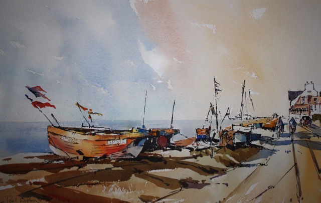"Fishing boats at Worthing" by Paul Witton