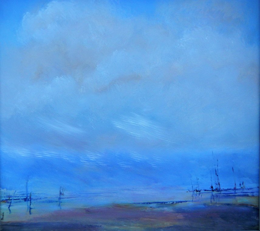 Low tide in the Channel by Susie Olford